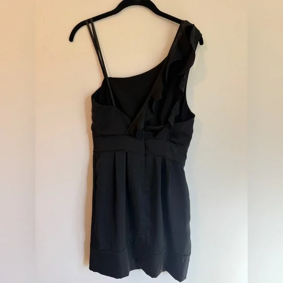 BCBGeneration Chic Black One-Shoulder Dress - Picture 3 of 5